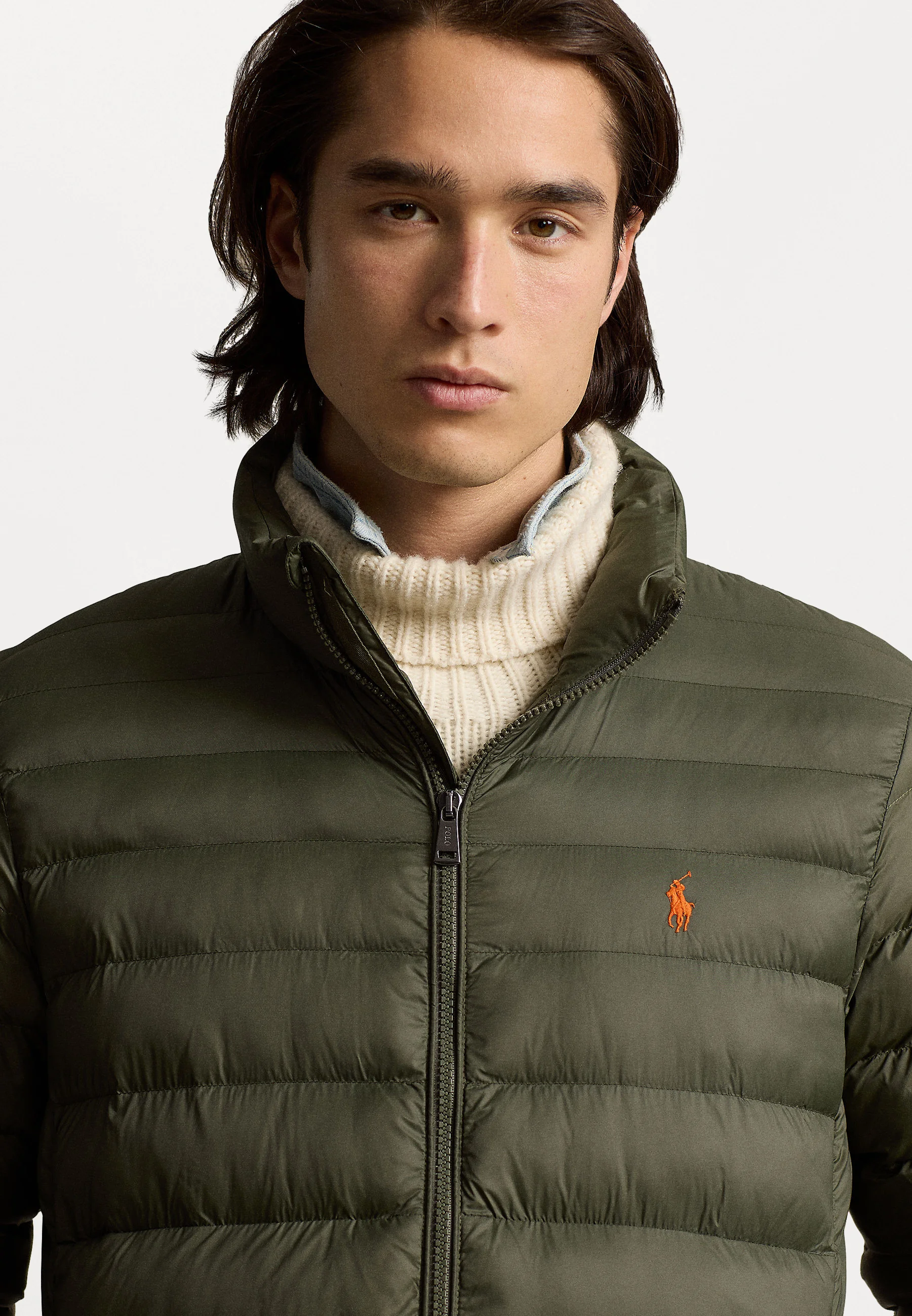 Polo Ralph Lauren Doudoune Colden rangeable kaki