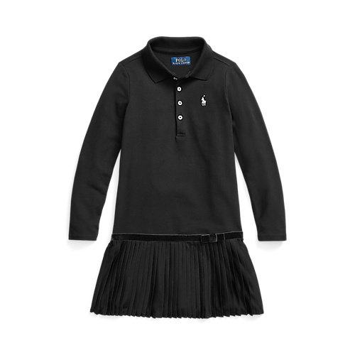 Polo Ralph Lauren Robe col polo noire à polo doré
