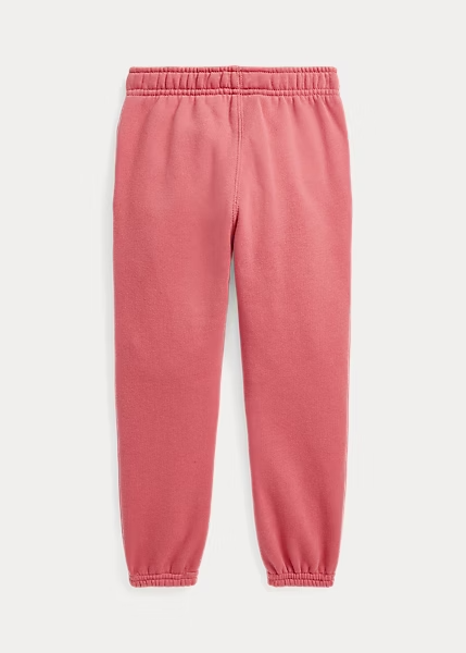 Polo Ralph Lauren Pantalon de jogging en molleton pour fille  rouge clair