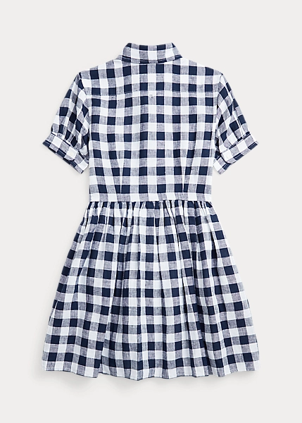 Polo Ralph Lauren Robe-chemise en lin vichy