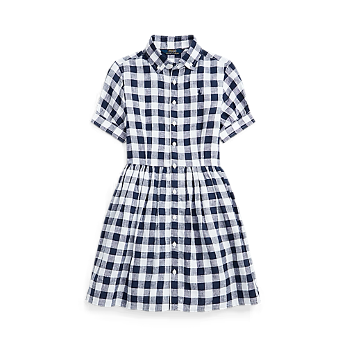 Polo Ralph Lauren Robe-chemise en lin vichy