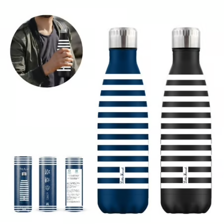 Bouteille Isotherme Striped Little Marcel 500ml