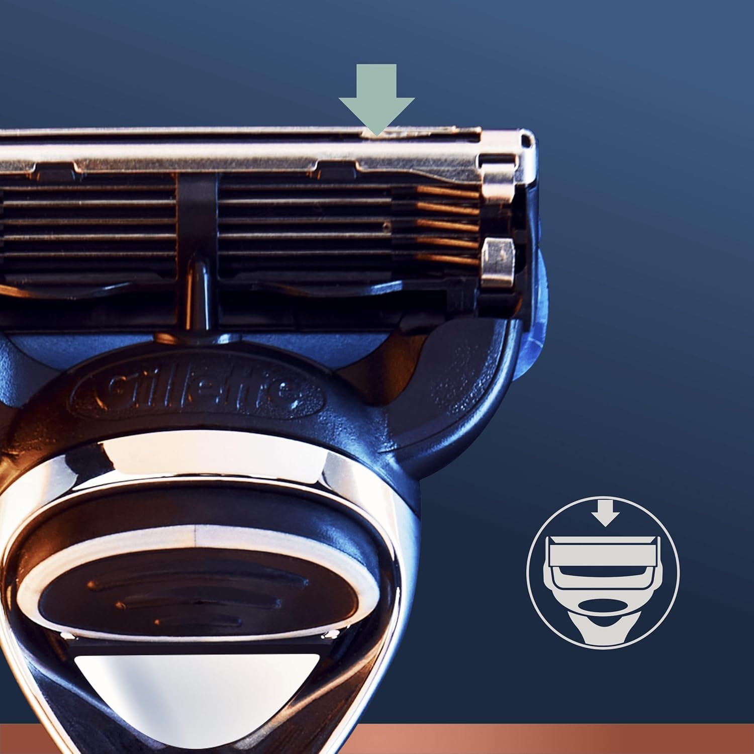 King C.Gillette Recharges De Lames, Rasage Et Contours, Pack de 3 Lames de Recharge
