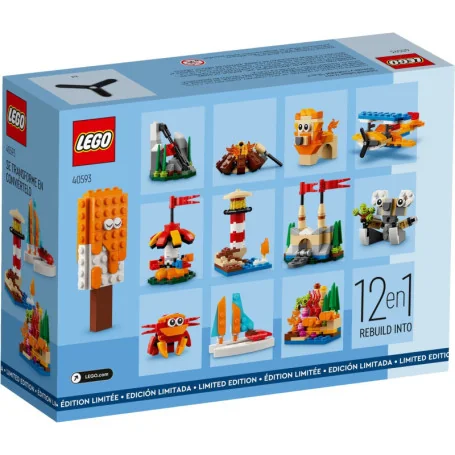 LEGO 12 en 1 REBUILD INTO Creator Fun Creativity 40593