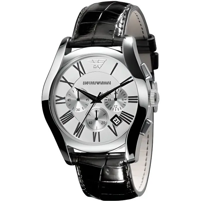 Montre Emporio Armani Femme AR0670 Bracelet Cuir effet croco