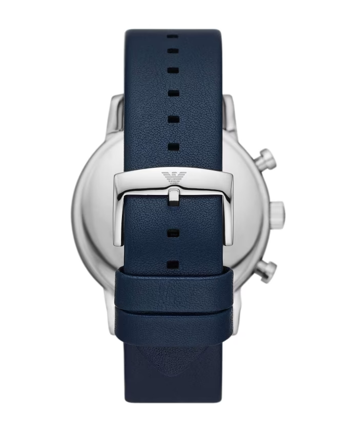Montre Emporio Armani homme AR11451 bracelet en cuir marine