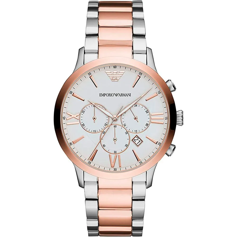 Montre Emporio Armani Giovanni AR11209 pour Homme bicolore