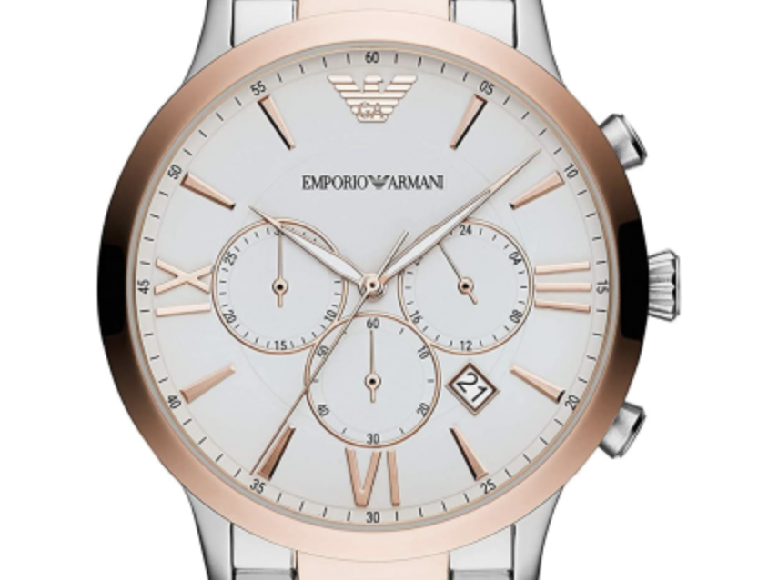 Montre Emporio Armani Giovanni AR11209 pour Homme bicolore