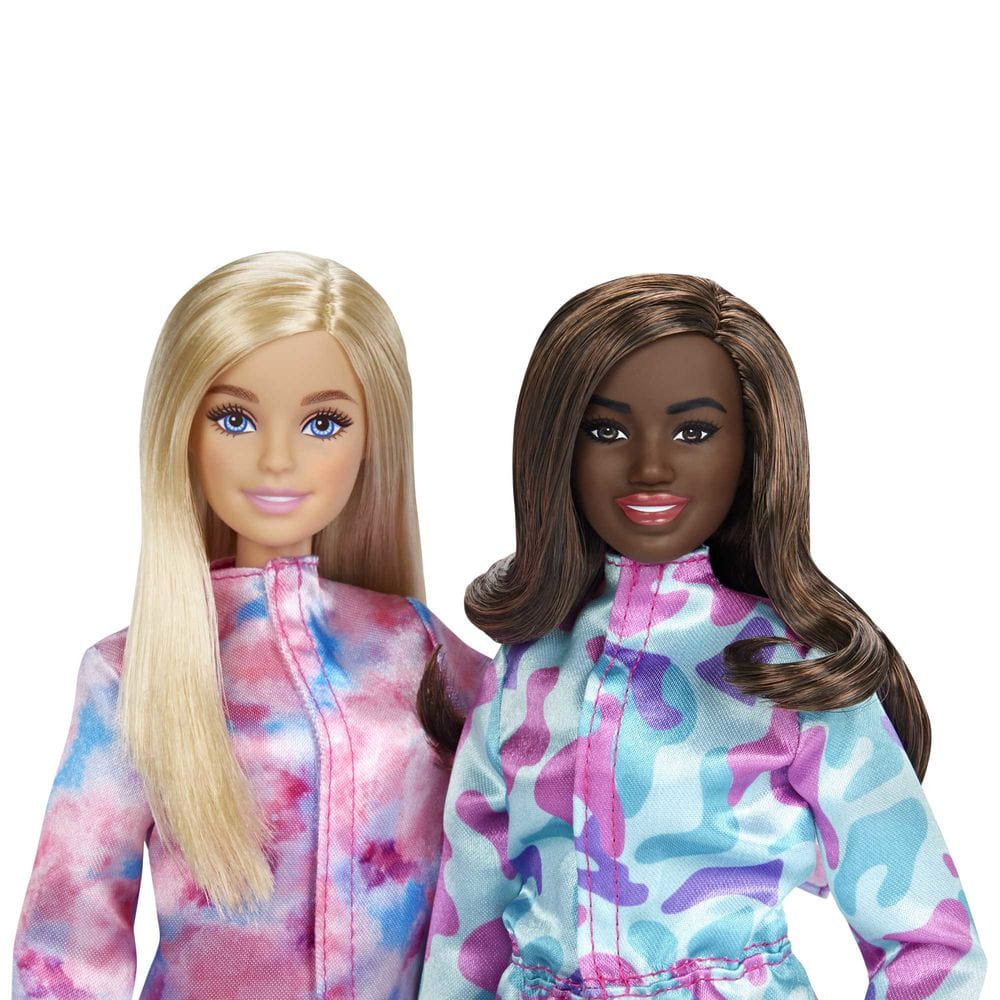 MATTEL Poupées Barbie - coffret de deux poupées sports d’hiver 