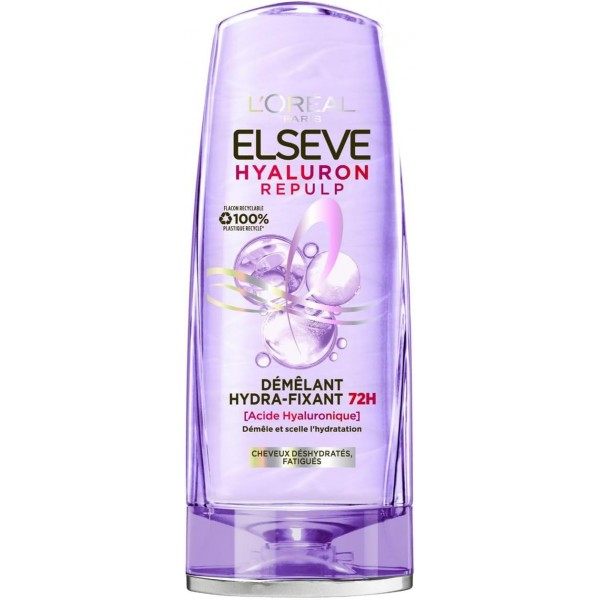 L'Oréal Paris - Elseve Hyaluron Repulp - (Lot de 2) Démêlants Ré-Hydratant - Cheveux Déshydratés et Fatigués - 250 ml 