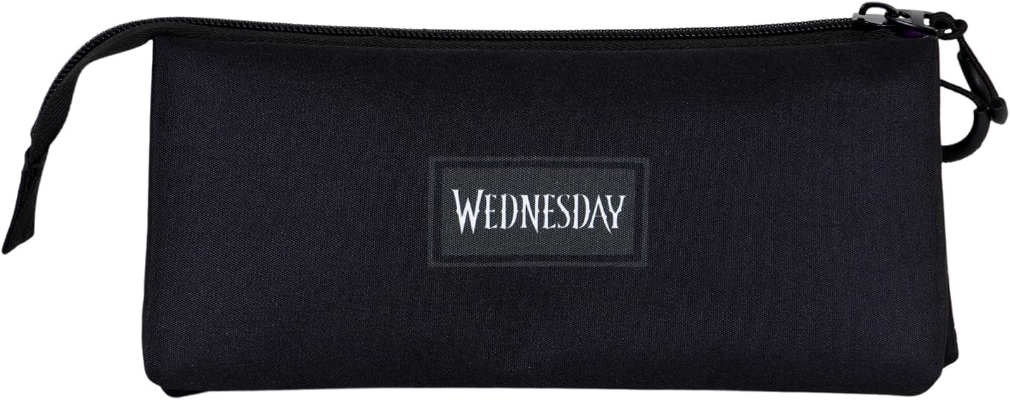 Wednesday Karactermania Uniform-Trousse Uniform Triple Large FAN 2.0, Noir
