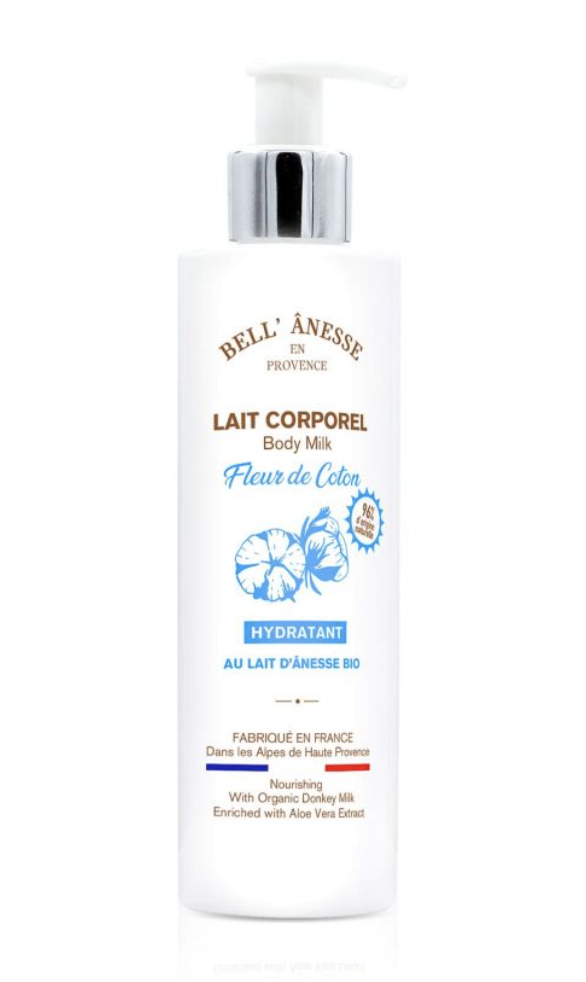 BELL'ANESSE en provence Lait corporel fleur de coton au lait d'ânesse BIO - 250 ml