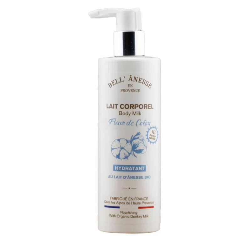 BELL'ANESSE en provence Lait corporel fleur de coton au lait d'ânesse BIO - 250 ml