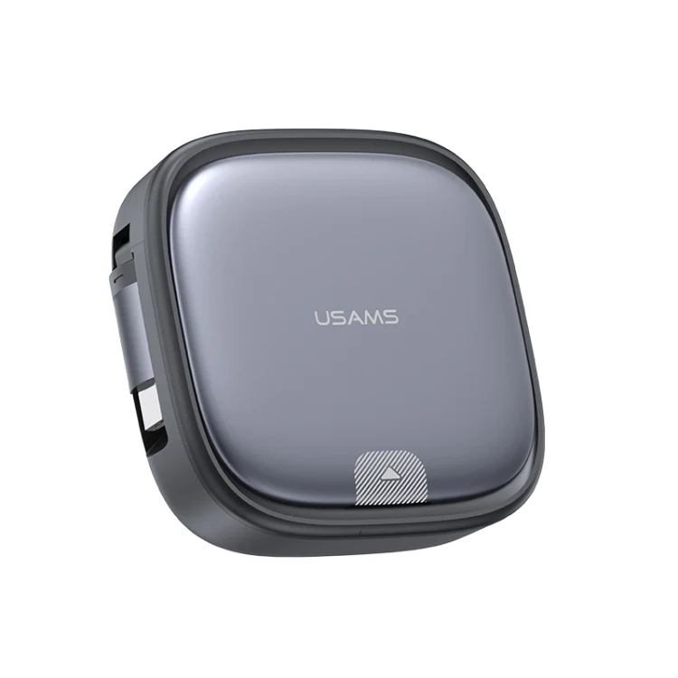  USAMS Câble de charge rapide U87 60 W avec boîte de rangement multifonctionnelle