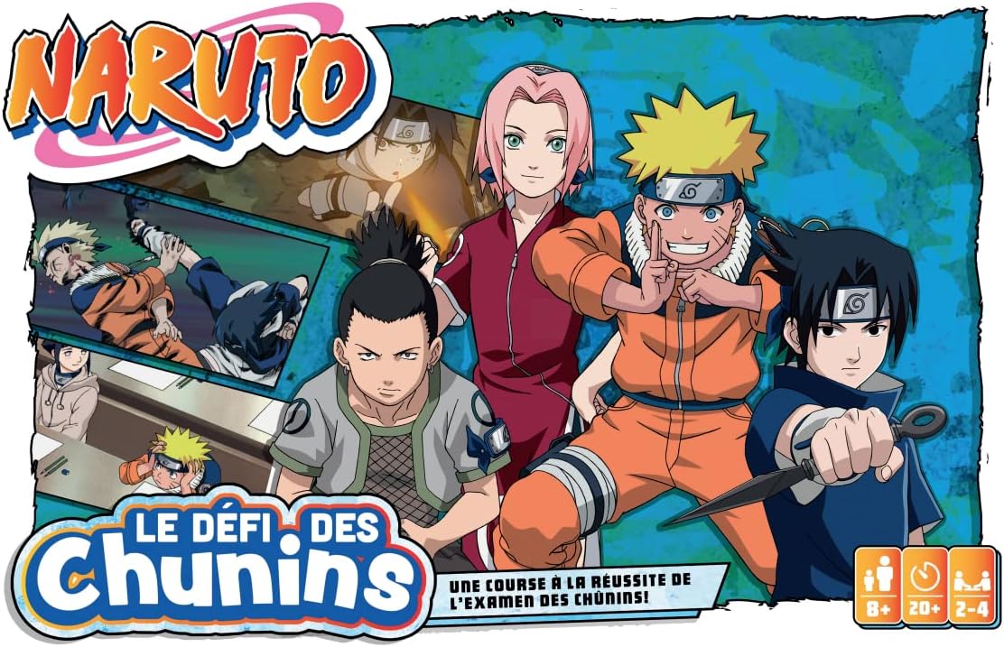 Naruto Cartamundi Le Défi des Chunins, un jeu de société