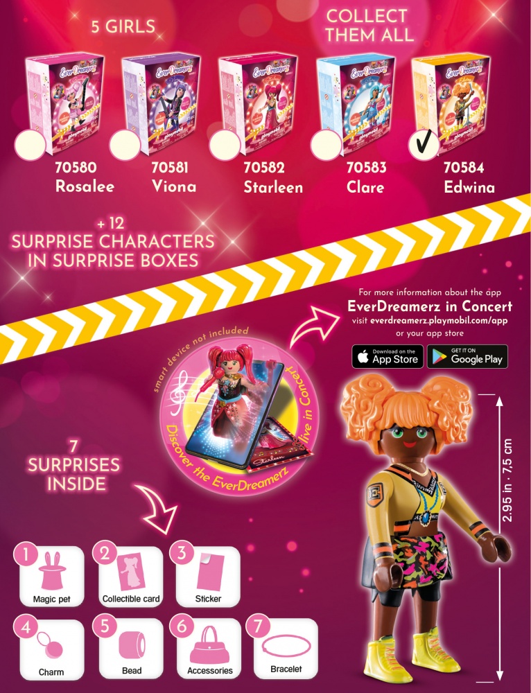 Playmobil - 70584 - Edwina - Music World - EverDreamerz