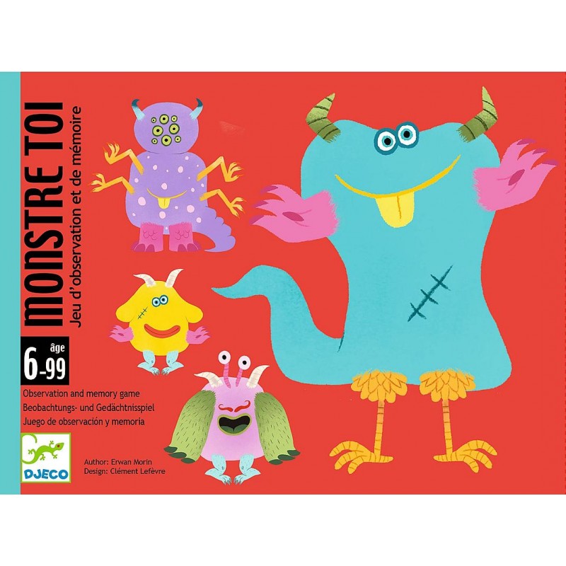 DJECO - Jeu d'observation et de mémoire Monstre Toi