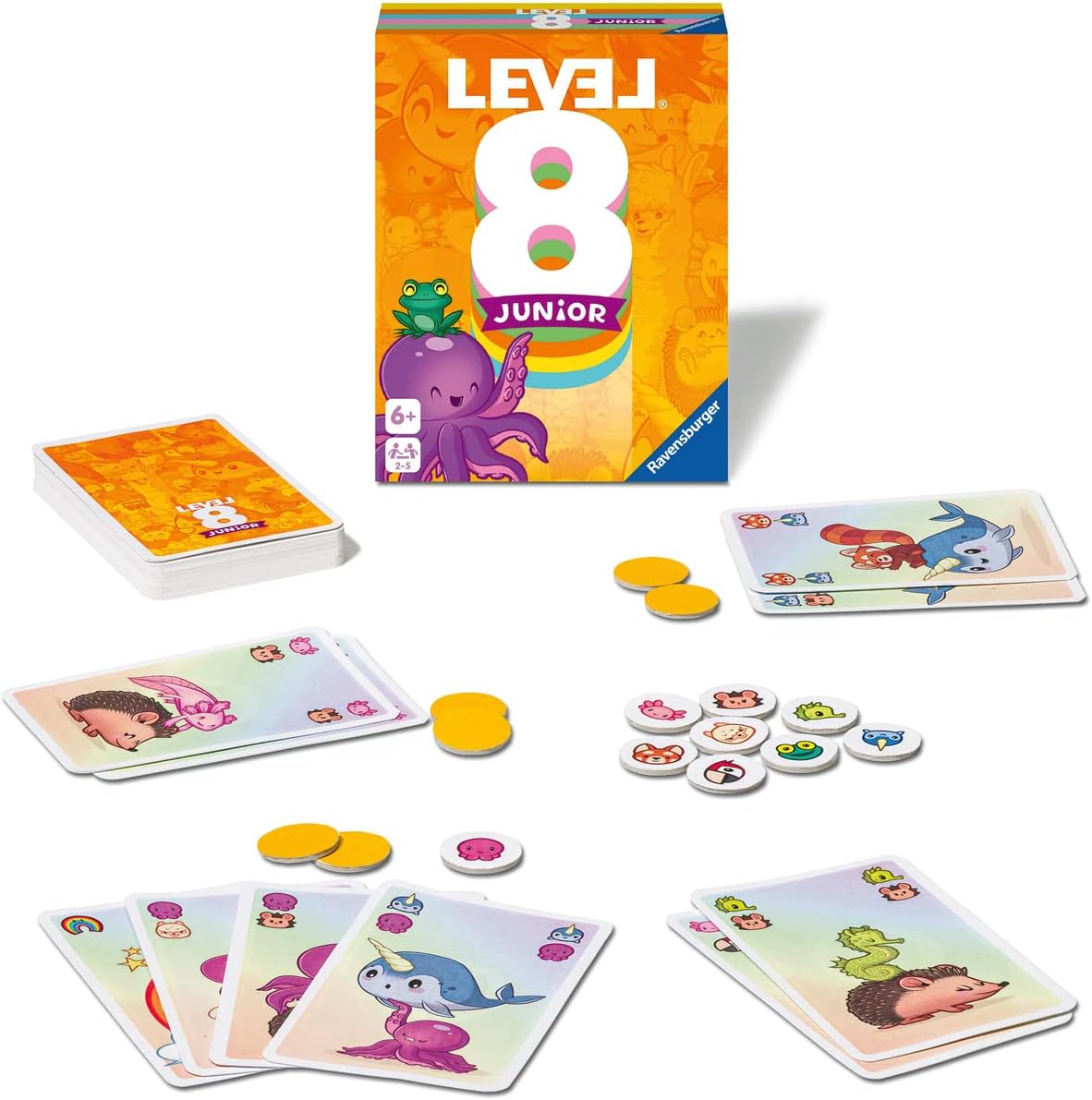  Ravensburger - Level 8 - Junior - Jeu de cartes