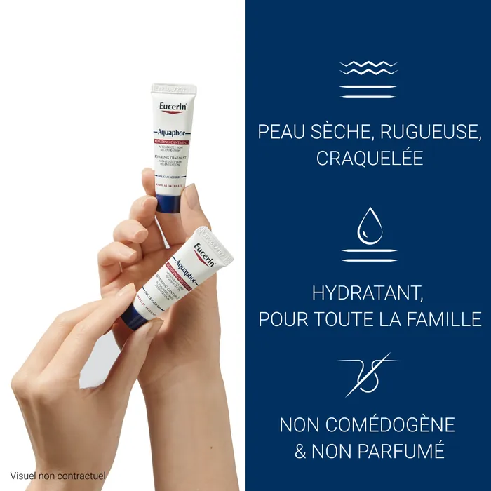 Eucerin AQUAPHOR - Baume Réparateur Cutané - Peaux Sèches, 2x10ml
