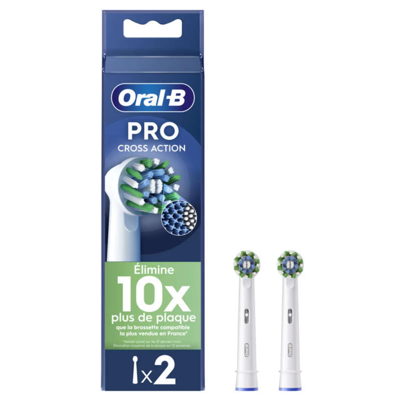 Oral-B Pro Cross Action Brossettes Pour Brosse À Dents électrique x4 Unités