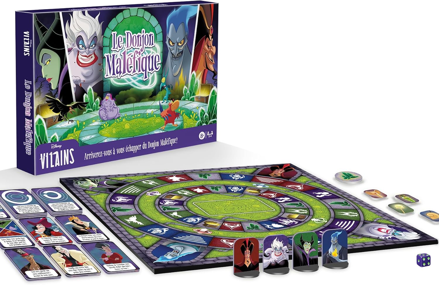 Jeu de société Disney Villains - Le Donjon Maléfique - Jeu de société - Jeu de Plateau