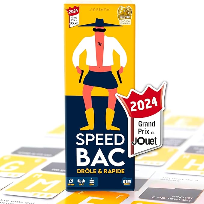 ATM Gaming Speedbac - Jeu de société - Grand Prix du Jouet 2024