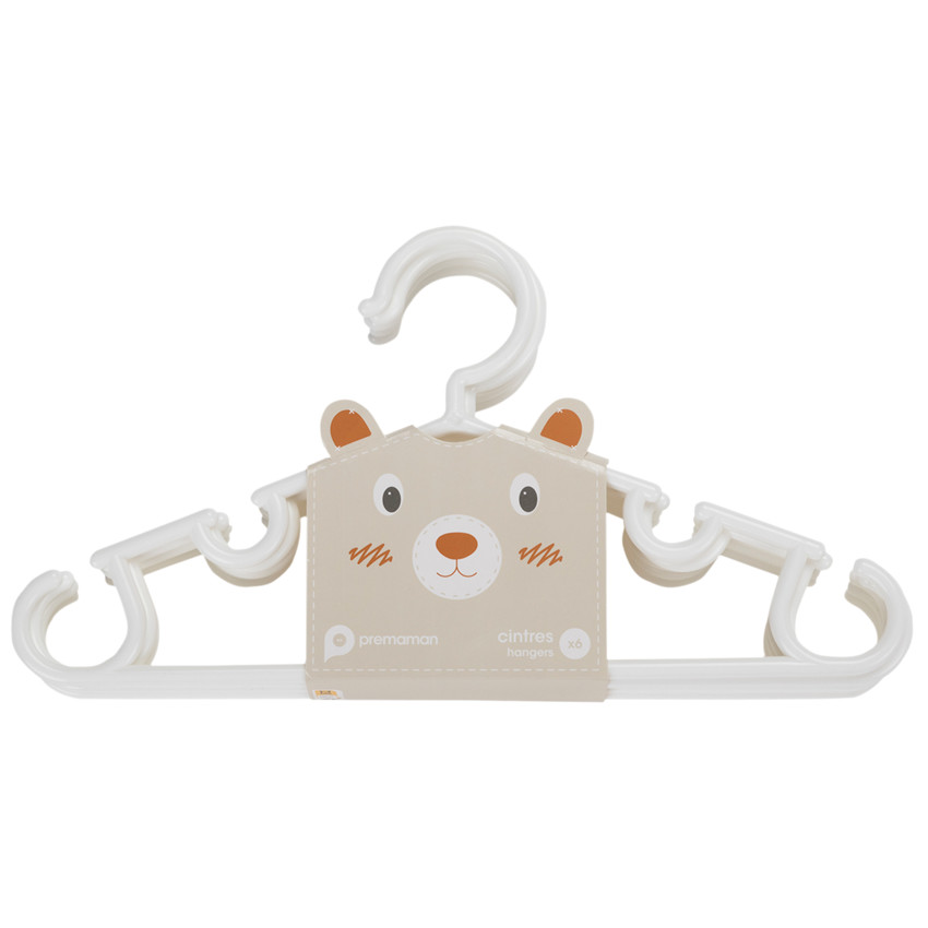 Premaman Cintres hangers pour enfants lot de 6