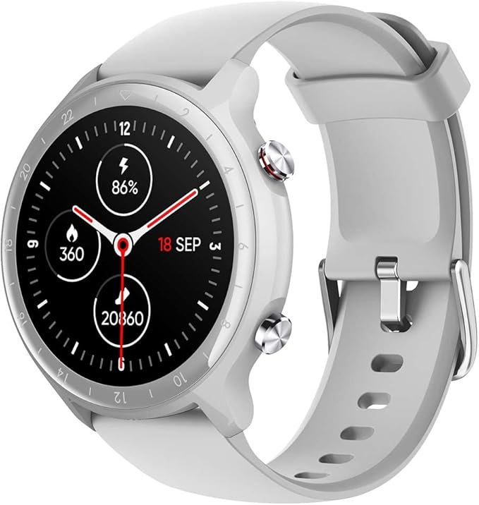 SMARTY 2.0 - SW031B - Montre connectée - Montre SMARTY ARENA - modèle mixte - Boitier rond en ABS et céramique