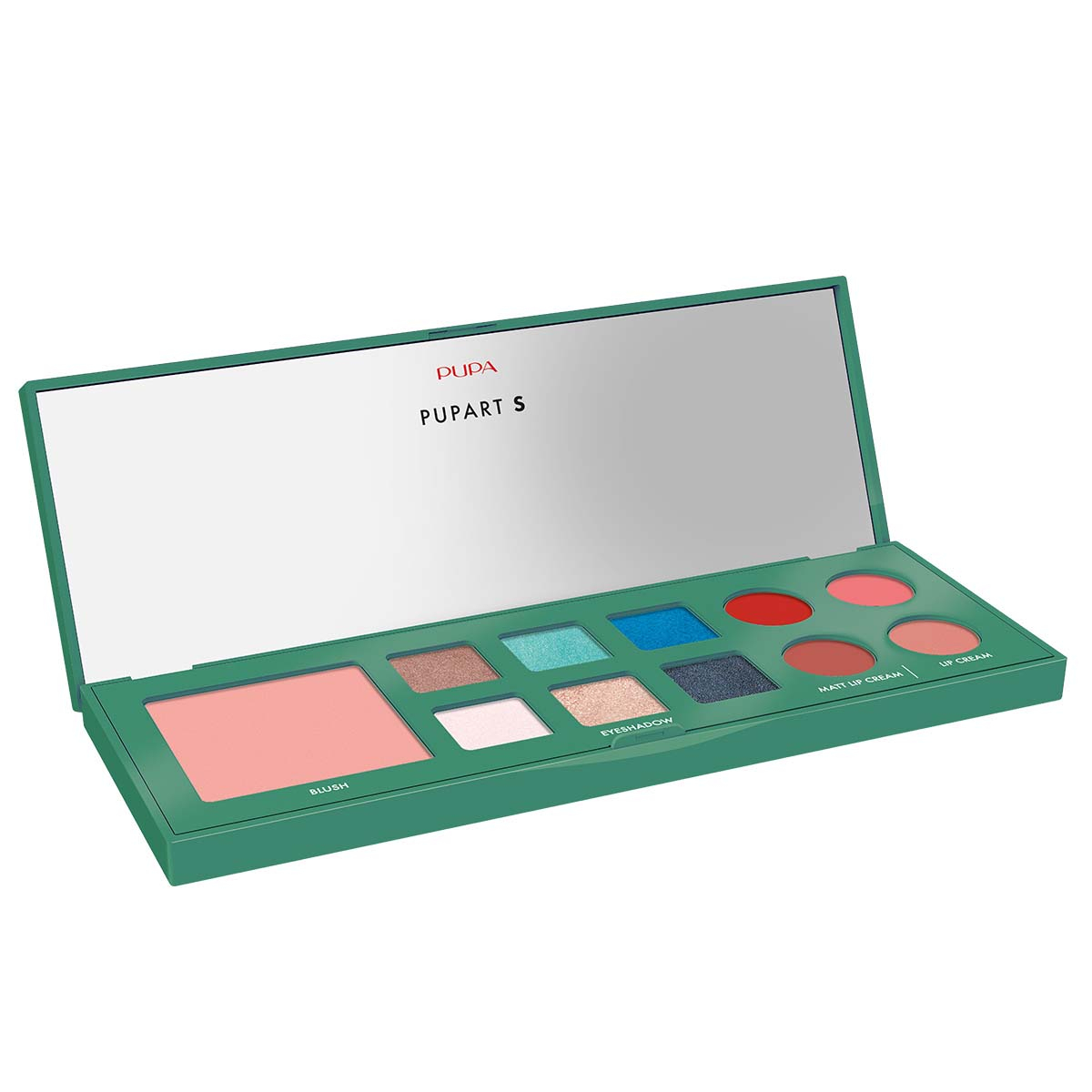 Pupa Milano - atelier Pupart S Make-Up Palette de maquillage avec miroir - 004 (green) verte