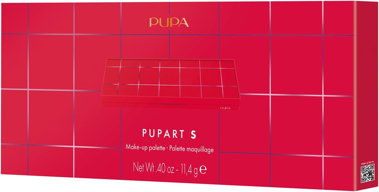 Pupa Milano - atelier Pupart S Make-Up Palette de maquillage avec miroir - 003 (Red) rouge