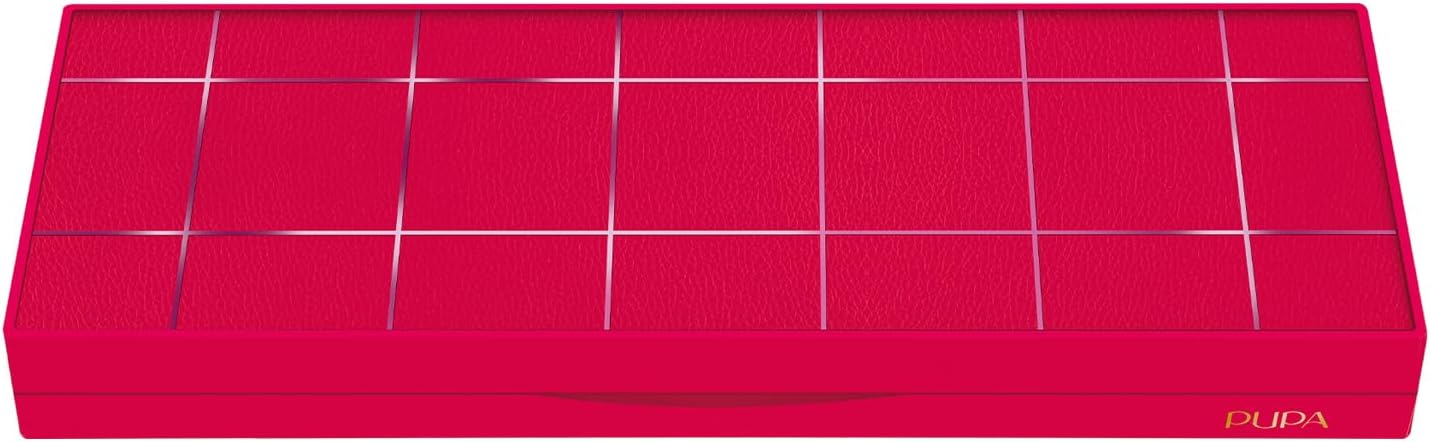Pupa Milano - atelier Pupart S Make-Up Palette de maquillage avec miroir - 003 (Red) rouge