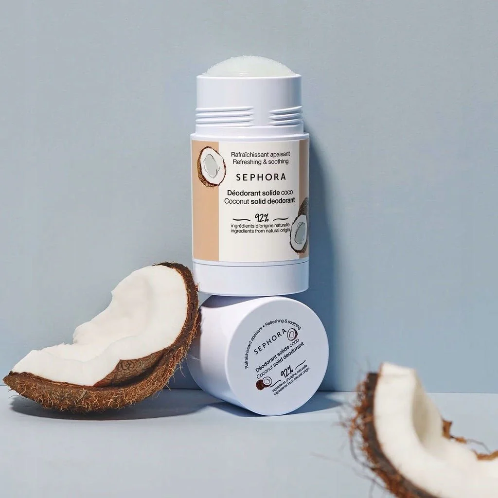 Sephora - Déodorant solide à la noix de coco - Rafraîchissant et apaisant ingrédients d'origine naturelle - 1,76 oz 50g
