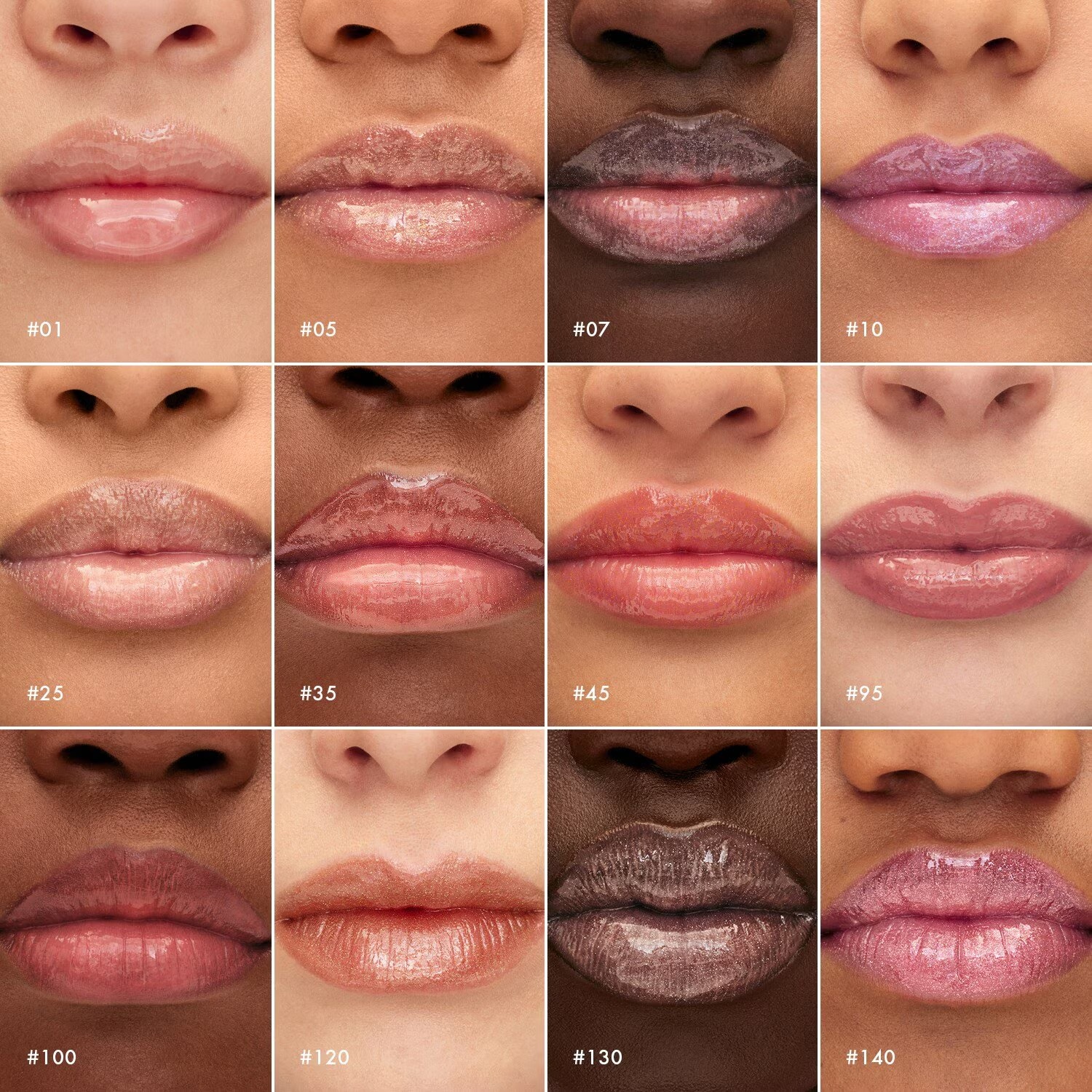  SEPHORA - Brillant à lèvres Glossed - Lip gloss - 90 Glam (rose poudré métallisé) - 0,1 oz/3 ml