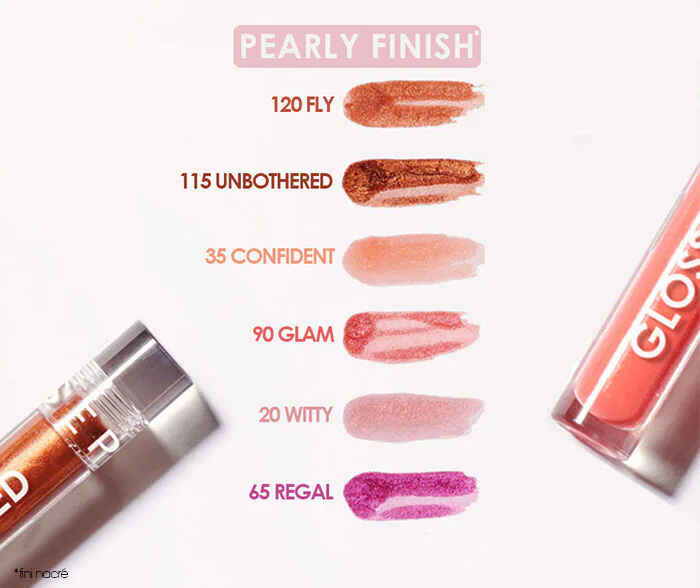  SEPHORA - Brillant à lèvres Glossed - Lip gloss - 90 Glam (rose poudré métallisé) - 0,1 oz/3 ml