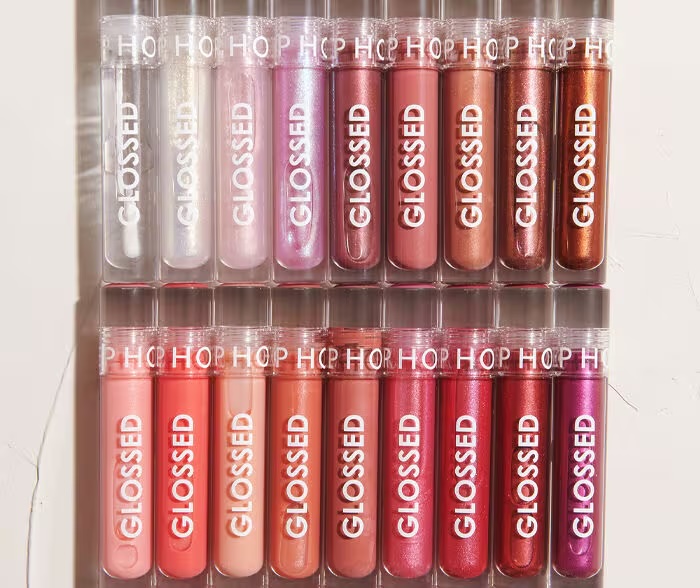 SEPHORA - Brillant à lèvres Glossed - Lip gloss - 90 Glam (rose poudré métallisé) - 0,1 oz/3 ml