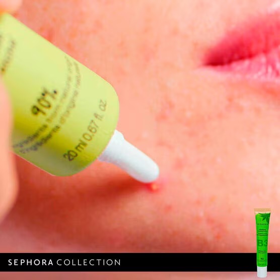 Sephora Masque ciblé anti-imperfection - masque clarifiant ciblé - clarifying mask -  vitamine B3 et de thé matcha - 20 ml