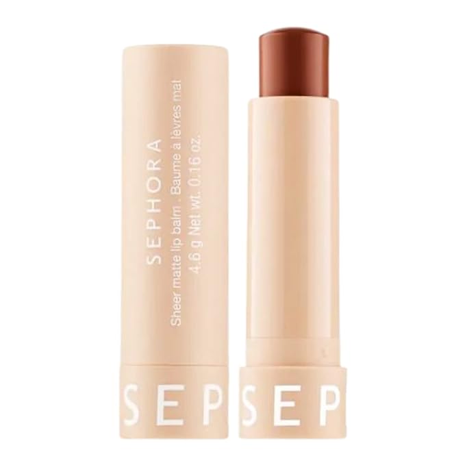 SEPHORA Baume à lèvres mat - 06 Chocolate (brun clair froid) - 0,16 oz / 4,6g