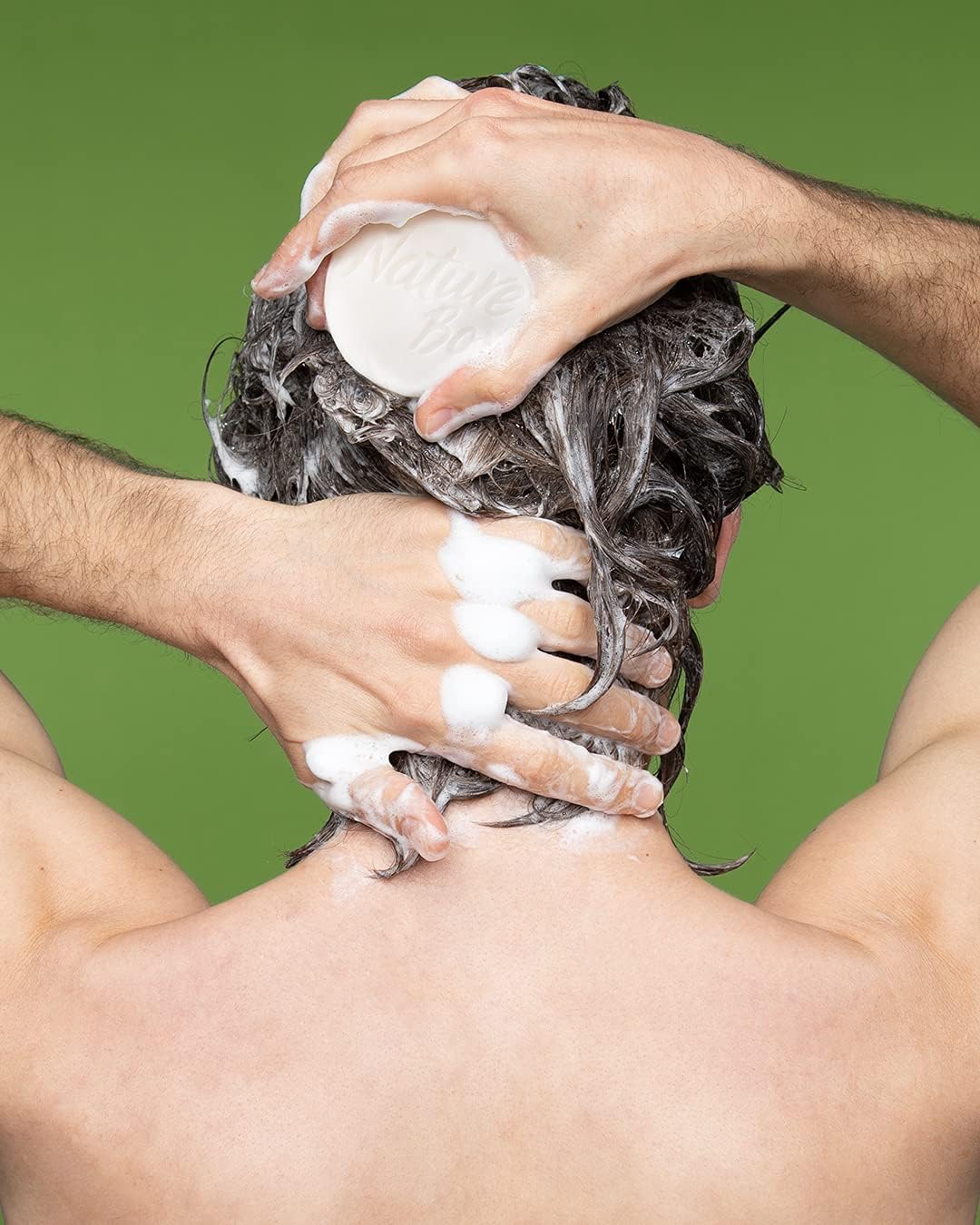 Nature Box Shampoing Solide Hydratation au Beurre de Karité Bio et l'huile de coco– 85 g