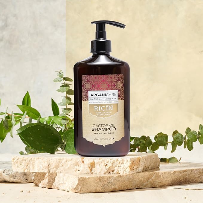 ARGANICARE - Coffret Shampooing + Après-shampooing Ricin - 400 ml + 400 ml
