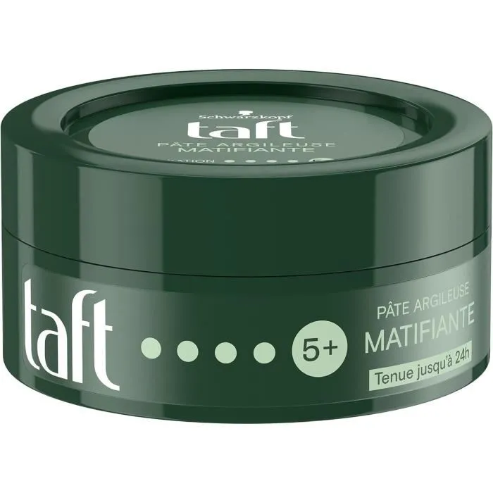 Schwarzkopf - Taft - Pate Cheveux Fibre Texturisante - Fixation Très Forte - Fini semi-mat 