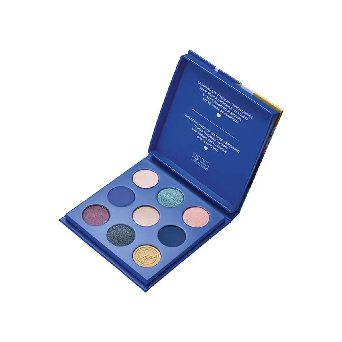 Yves Rocher - palette de fards à paupières - palette de 9 teintes Lande Océane - looks affirmés et stylés
