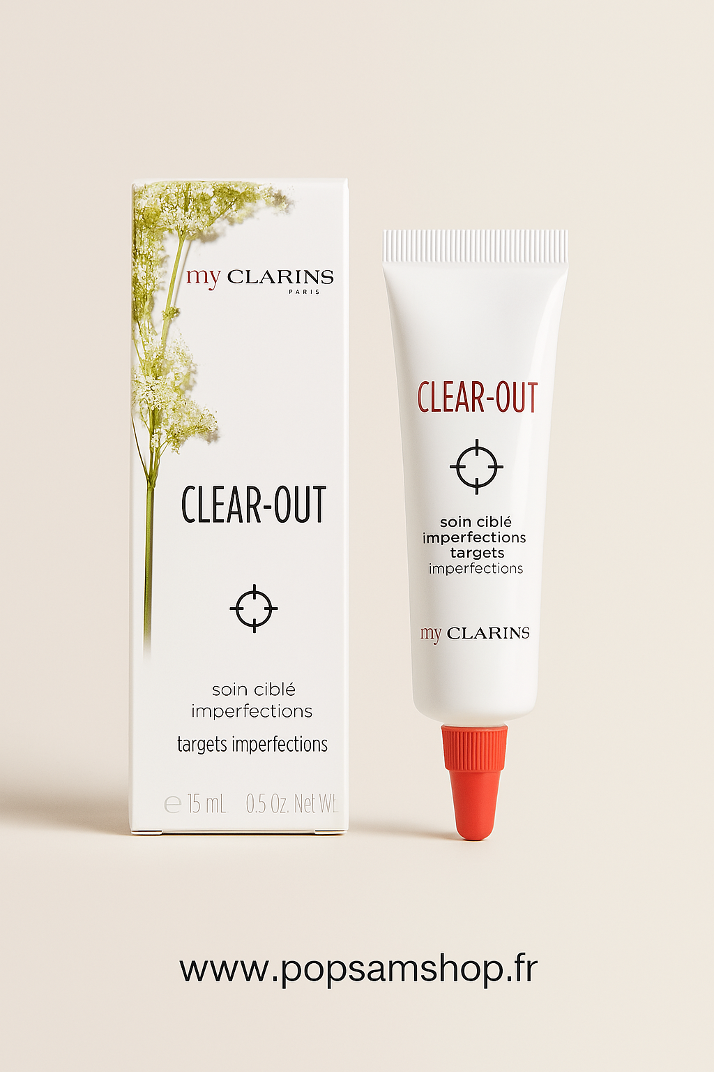 My clarins clear out soin ciblé imperfections - soins visage - 15 ml