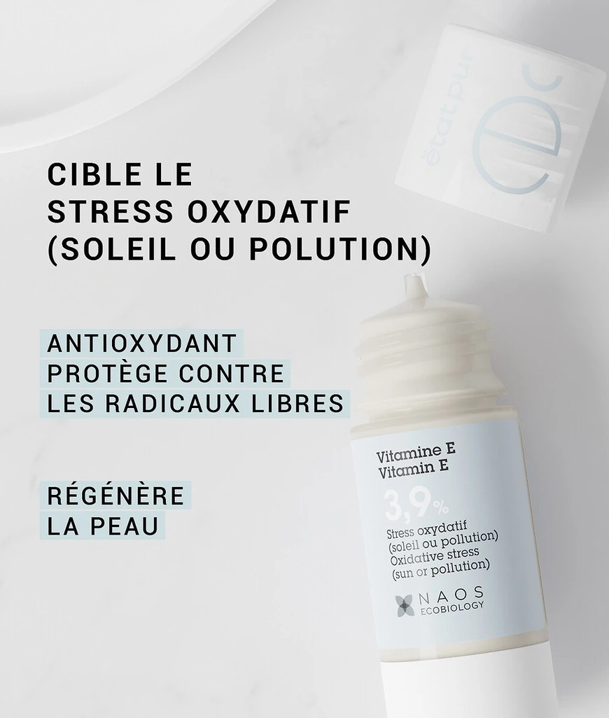 Vitamine E 3,9% NAOS - stress oxydatif - état pur