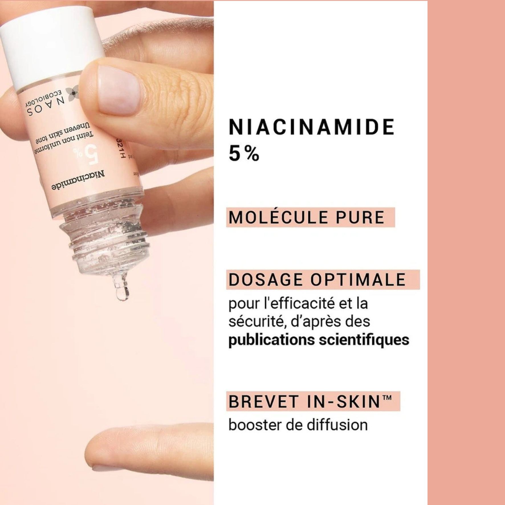 Niacinamide 5% NAOS - Teint non homogène - état pur
