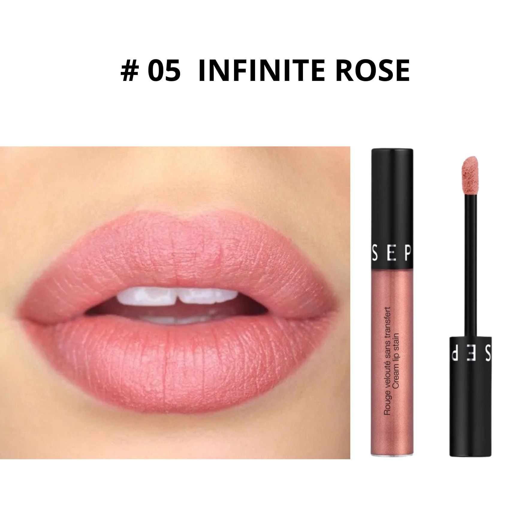 SEPHORA Cream Lip Stain liquide mate - Lipstick matte - rouge à lèvres liquide