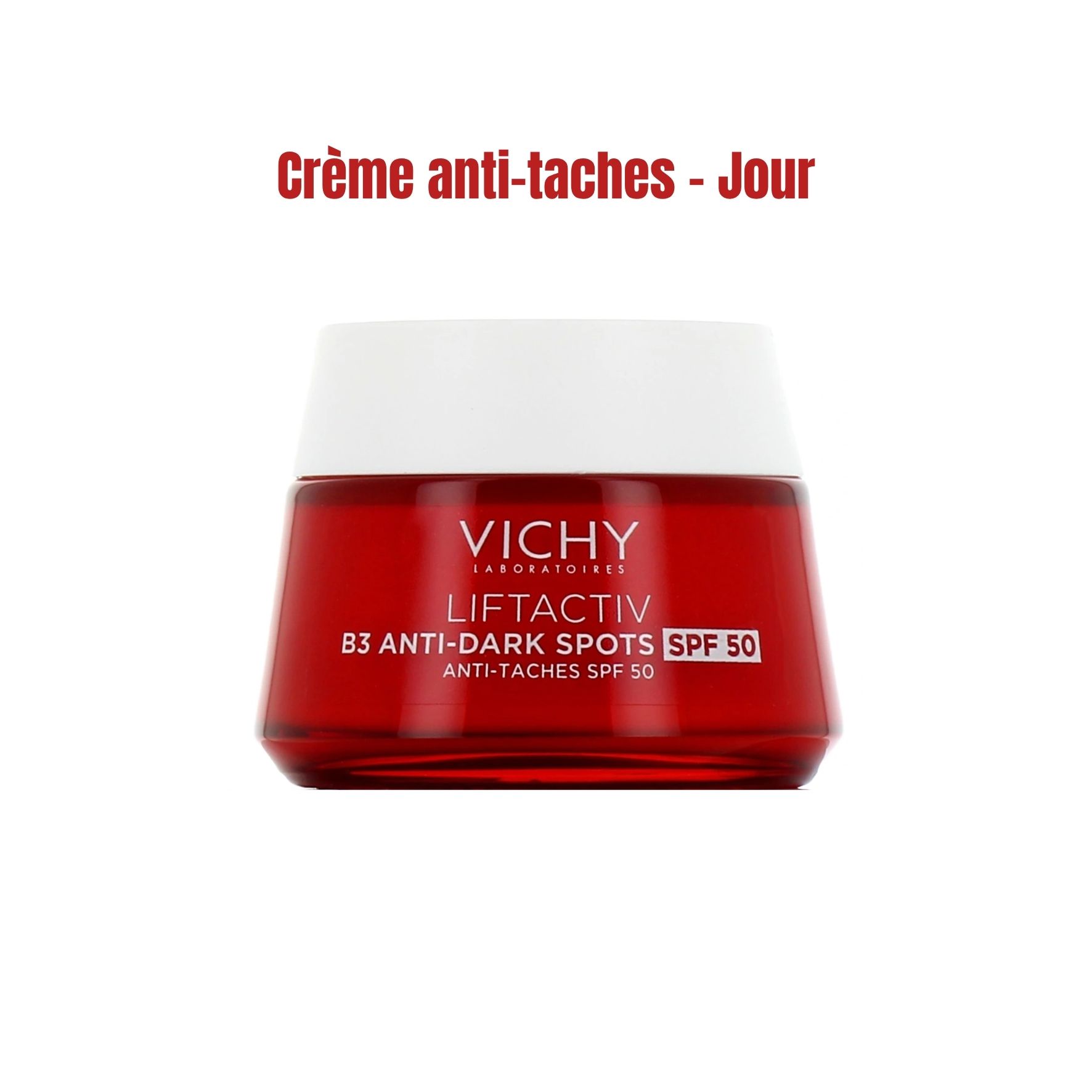 Mon Trio Beauté Vichy Liftactiv B3 – Sérum 30 ml + Crème Jour 50 ml SPF 50 + Crème Nuit 50 ml + Trousse pailletée blanche offerte