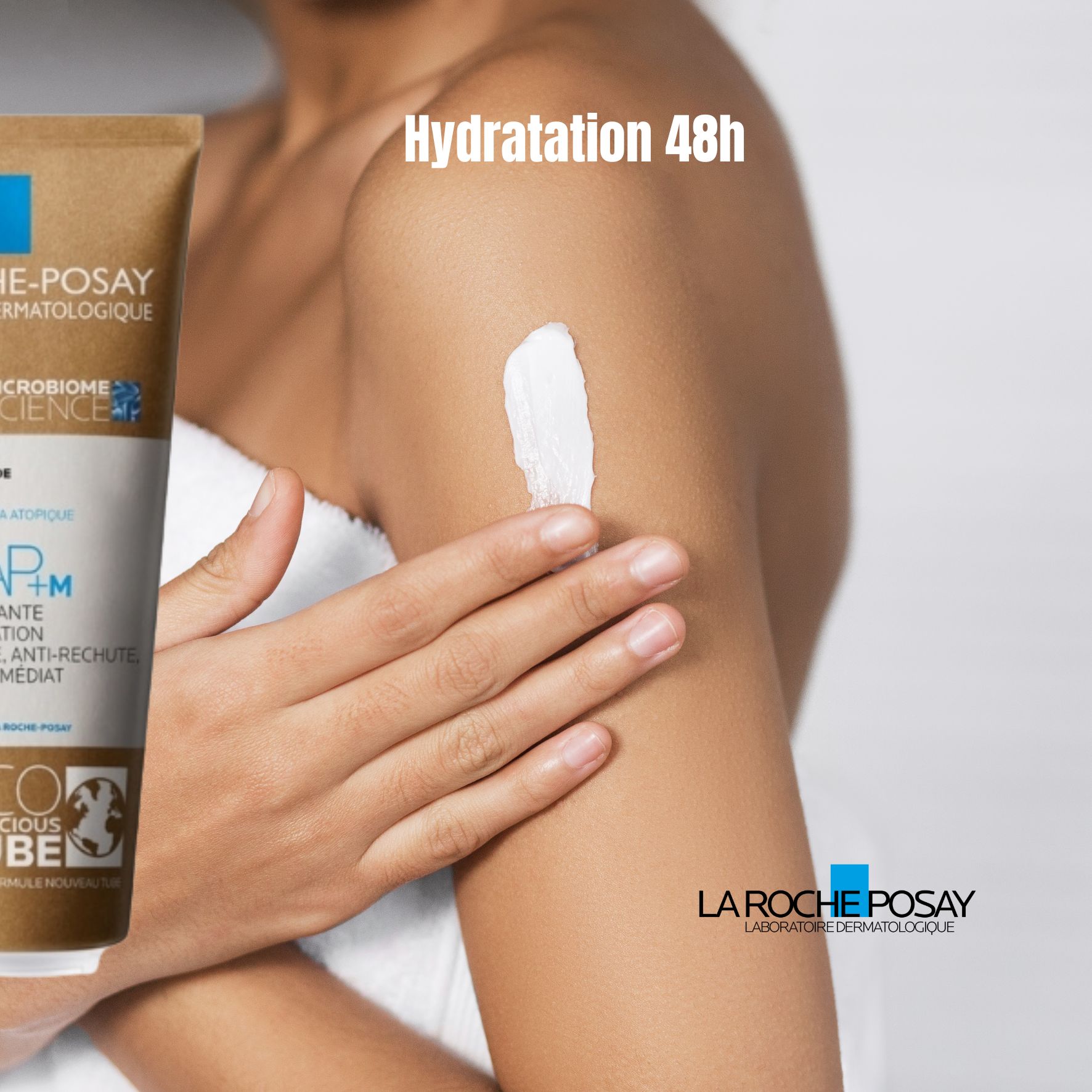  La Roche-Posay Lipikar Baume AP+M – Baume Relipidant Triple Réparation - 200 ml - Hydratation 48h