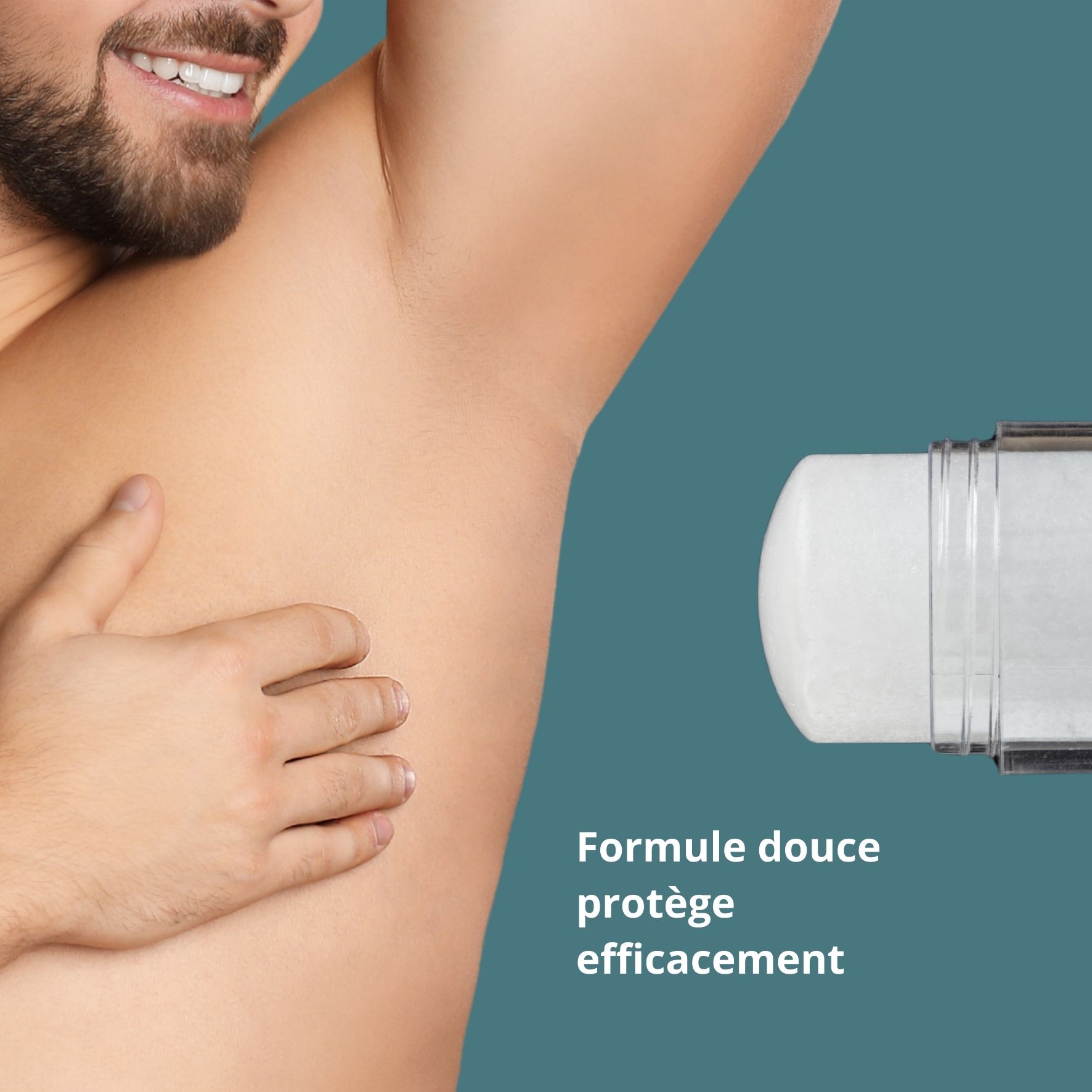 Olivéa Déodorant Stick Unisexe à la Pierre d’Alun – 60 g déodorant à la pierre d'alun