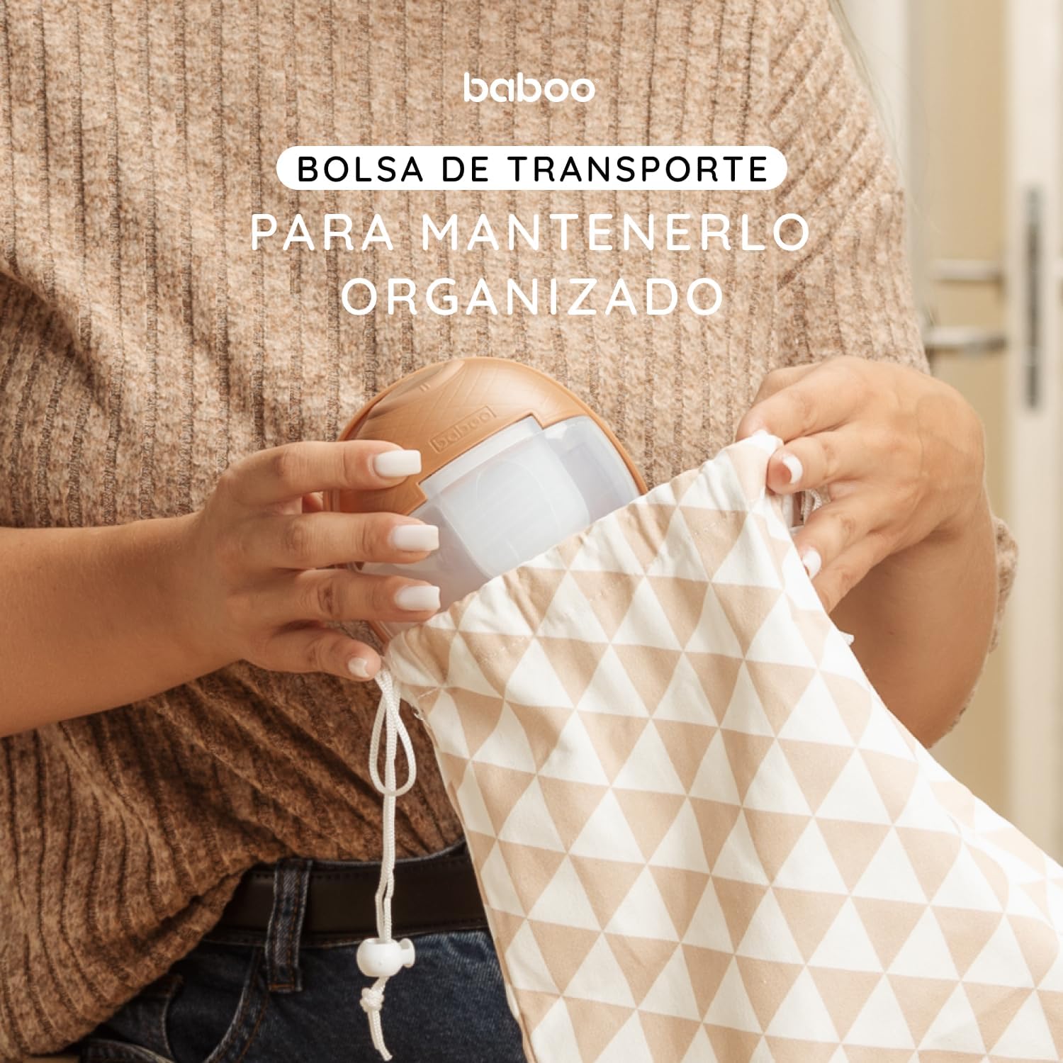 Baboo S32 - Tire-lait électrique mains libres  - Double - écran LCD - 9 niveaux de succion et 4 modes d'usage - Auto stop 20 minutes