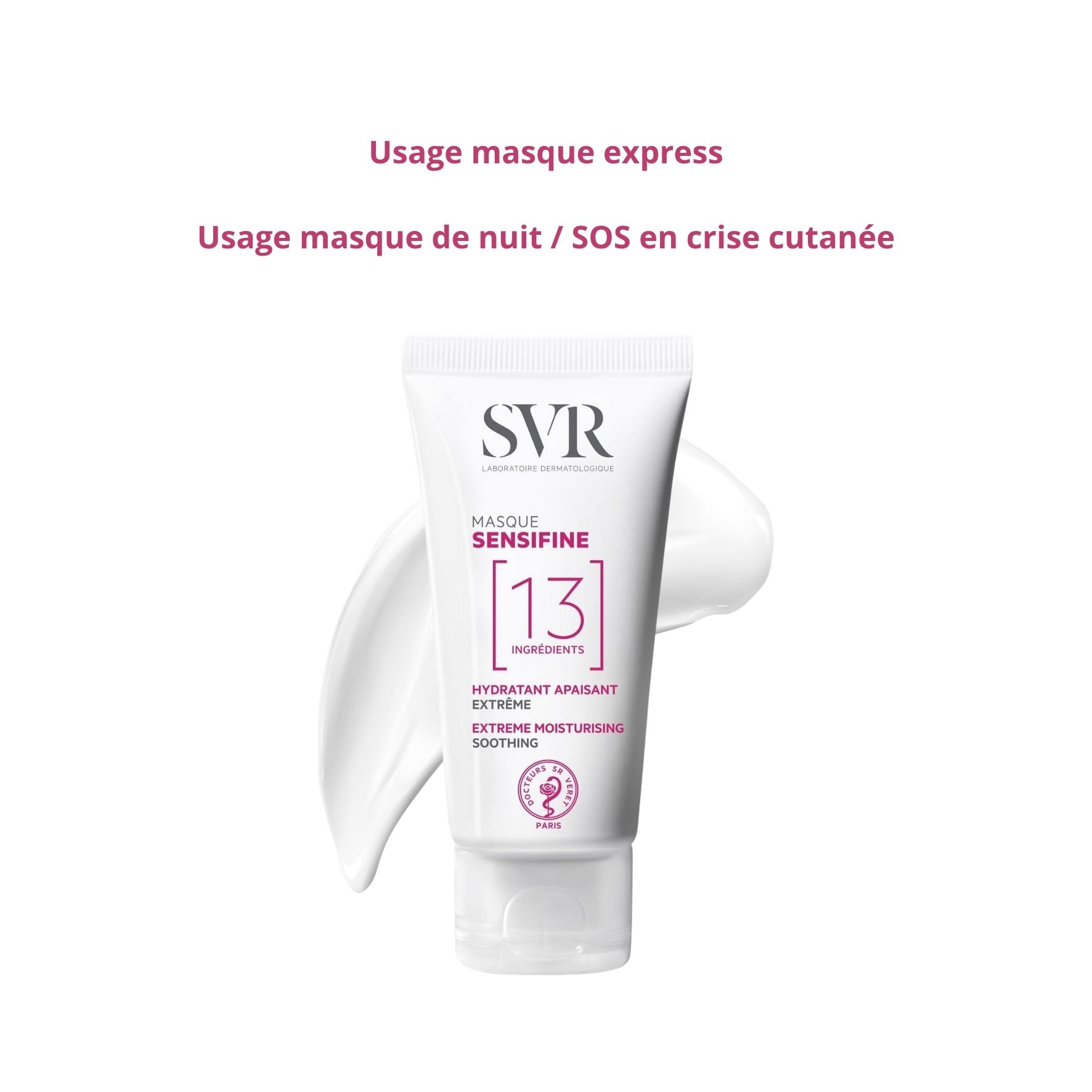 SVR Sensifine Masque 50 ml — Masque apaisant & hydratant pour peaux sensibles